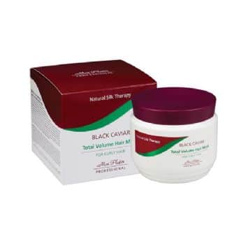 טוטאל ווליאום מסיכה לשיער מתולתל קוויאר שחור
