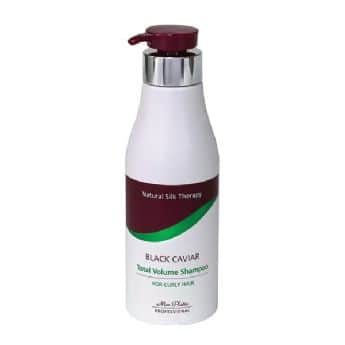 טוטאל ווליום שמפו לשיער מתולתל מועשר בקוויאר שחור